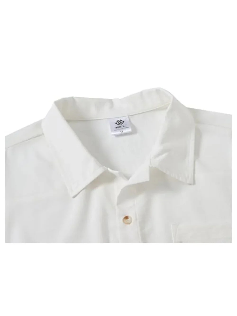 Men's 2-Piece Linen Set Short Sleeve Button Down Shirt & Pants Beach Vacation